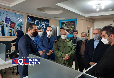 بازدید رییس بنیاد تعاون بسیج کشور از خانه استارت آپ گیلان